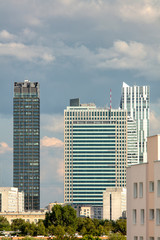 Panorama Warszawy, drapacze cmur