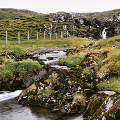 Faroe Islands Waterfall 