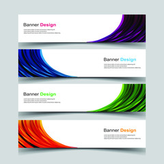 Vector Abstract design banner web template