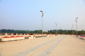 Bridge construction scenery