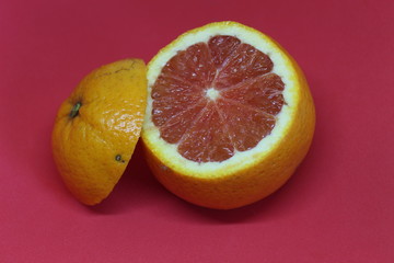 orange face type, red color inside