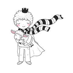 The Little Prince.A fairy tale about a boy, a rose, a planet and a fox.