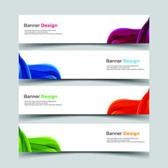 Fototapeta premium Vector Abstract design banner web template