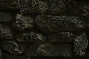 Old wall of stone as an abstract background