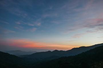 Fototapeta premium Sky during sunrise