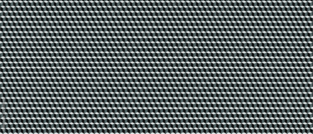 Poster hexagonal grid background. cube vector background. geometric pattern. modern style texture