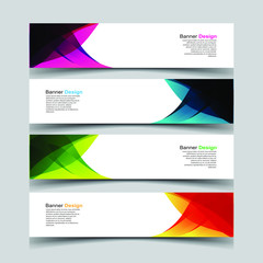 Vector Abstract design banner web template