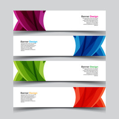 Vector Abstract design banner web template