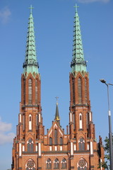 Bazylika katedralna św. Michała Archanioła i św. Floriana Męczennika w Warszawie (potocznie katedra św. Floriana). - obrazy, fototapety, plakaty
