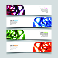 Vector Abstract design banner web template