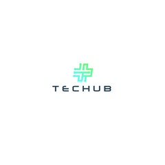 best original logo designs inspiration and concept for connection technology hub by sbnotion