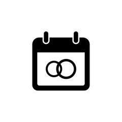 Calendar icon vector