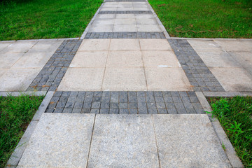 slate road in the park