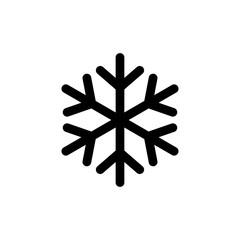 snowflake, icon, illustration, white, vector, isolated, snow, flake, flat, winter, abstract, decoration, symbol