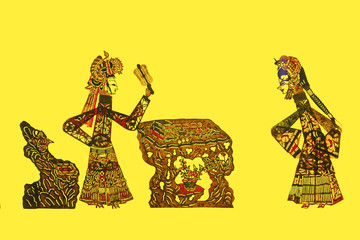 Chinese shadow puppets prop