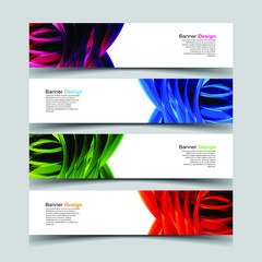 Vector Abstract design banner web template
