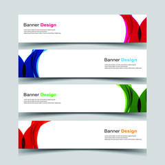 Vector Abstract design banner web template