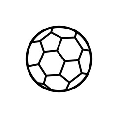 Obraz premium ball, soccer, icon, white, vector, illustration, design, isolated, football, background, symbol, sport