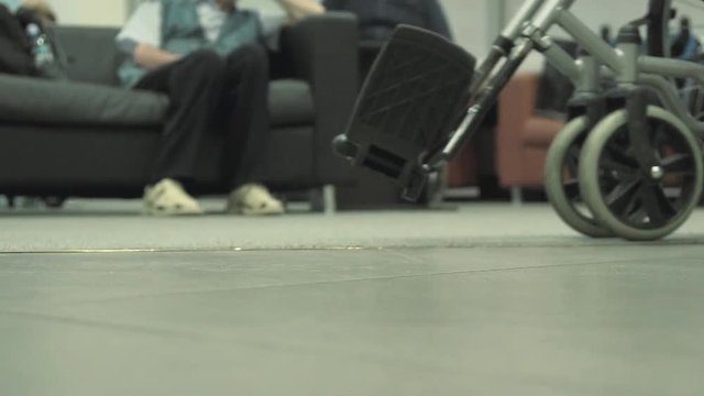 Low Angle View oof Wheelchair