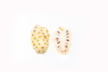 Fruit of Great morinda (Noni) or Morinda citrifolia