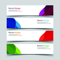 Fototapeta premium Vector Abstract design banner web template