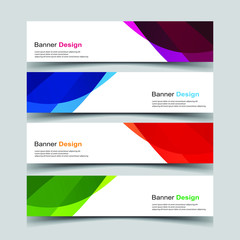 Vector Abstract design banner web template