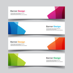 Fototapeta premium Vector Abstract design banner web template