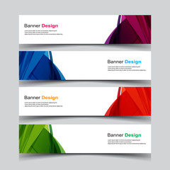 Fototapeta premium Vector Abstract design banner web template