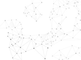 Block chain global network technology concept.