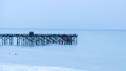Fishing on Ocean Pier at Sunset II