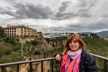 portrait of young woman in ronda