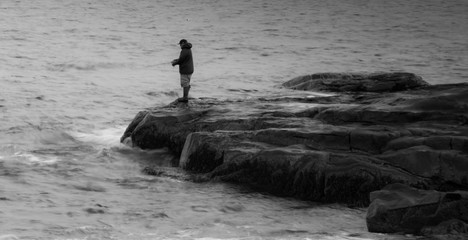 Fishing on the Rocks