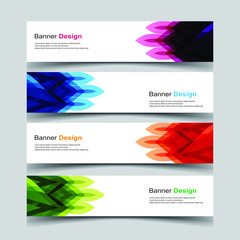 Fototapeta premium Vector Abstract design banner web template