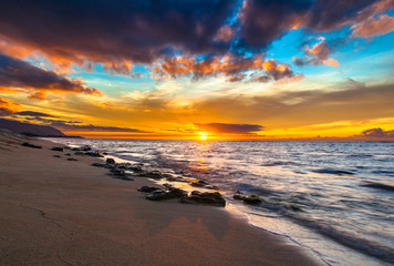 North Shore Oahu Sunset 
