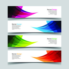 Vector Abstract design banner web template