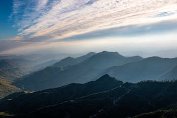 Fototapeta premium view of mountains