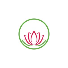 Lotus flowers logo