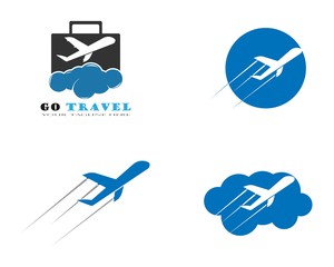 Airplane symbol vector design