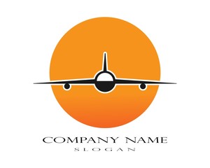 Airplane symbol vector design