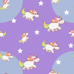 unicorn vector pattern graphic design