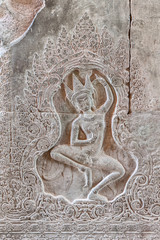 Angkor Wat Ornate Apsara