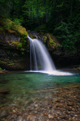 Fototapeta na wymiar Iron Creek Falls In Pacific Northwest United States
