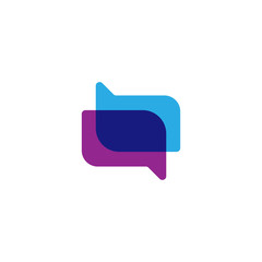 Chat Logo Design Inspiration, Vector illustration