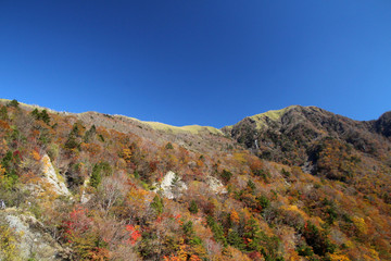 剣山系、次郎岌の秋
