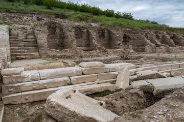 Heraclea Sintica - Ruins of ancient Greek polis, located near town of Petrich, Bulgaria