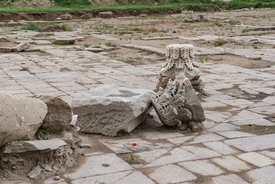 Heraclea Sintica - Ruins of ancient Greek polis, located near town of Petrich, Bulgaria