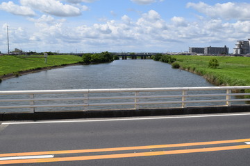 小貝川 茨城県取手市付近 ／...