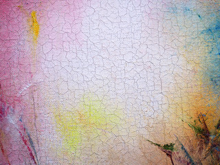 Obraz premium Hand draw watercolor soft sweet colors abstract background and texture.