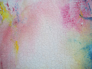 Fototapeta premium Hand draw watercolor soft sweet colors abstract background and texture.
