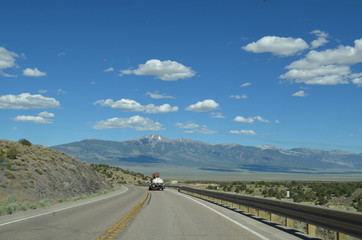 Late Spring in Nevada: View of Wheeler Peak on the Road to Great Basin National Park